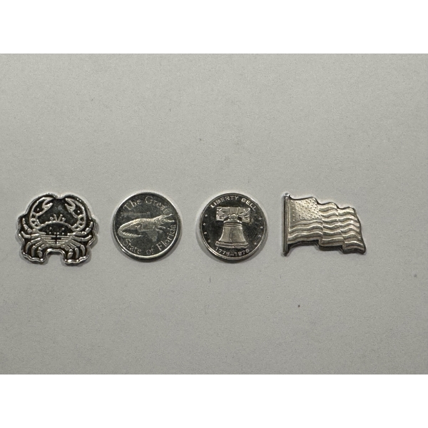 4 - RARE .999 Fine Silver Gram Bars - Hard To Find - From Private Collection - Guaranteed Authentic 