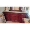 Image 2 : Mahongany Matching Laadies Dresser, With Tri-Section Folding Sides Mirror. Excellent 