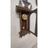 Image 3 : Antique Tall 39" Pendulum Vienna Type Wall Clock w Key