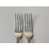 Image 2 : x2 Steiff "Rose" Pattern Sterling Silver Forks TW: ~112g - See Description 