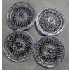 Image 5 : Two Sets Of 4- 14'' Wire Wheel Covers In Great Condition!