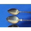 Image 3 : 3 - Vintage Sterling Silver Collectible Spoons: Chicago, Floral Twist, Yellowstone - TW: 60.8g