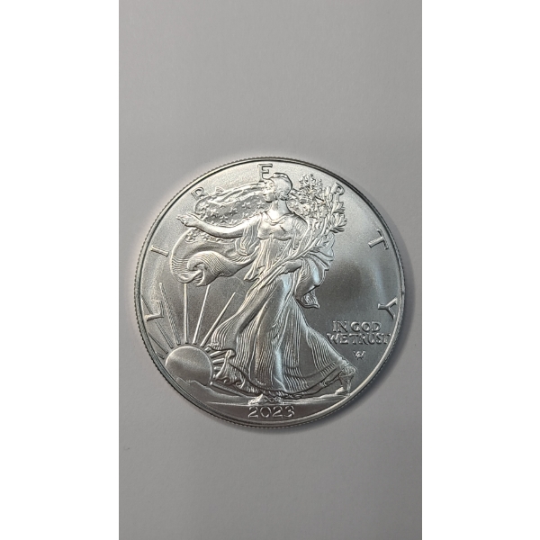 United States 2023 1 Troy Ounce .999 Fine Silver Type 2 American Eagle