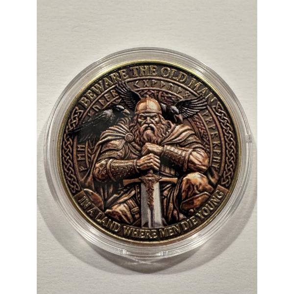 Limited Edition BEWARE OF THE OLD MAN Commemorative Coin - Mint Condition