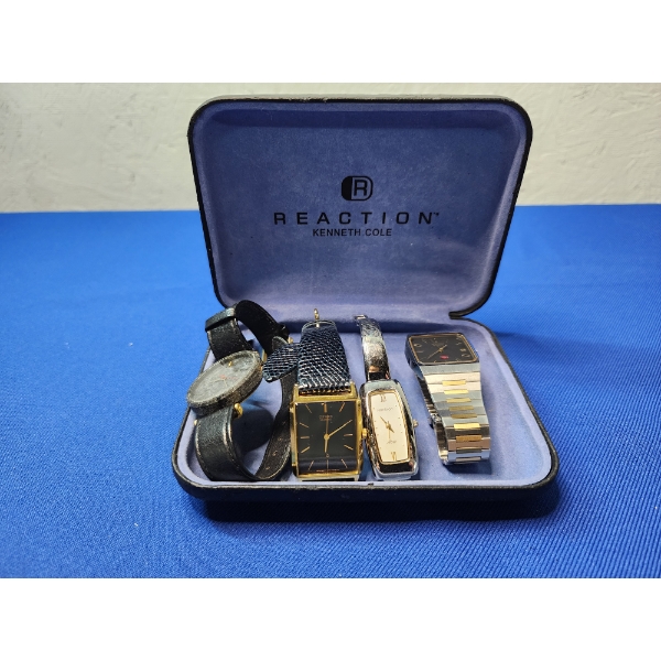 Lot of 4 Watches - Including Stainless Steel Back