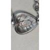 Image 7 : Sterling Silver Art NOUVEAU Lady Face Profile Marcasite Ring & DANECRAFT 7" Bracelet - Weight: 26.1g