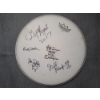 Image 1 : George Thorogood & The Destroyers Band Autographed Drum Head Including Buddy Leach & George Himself!