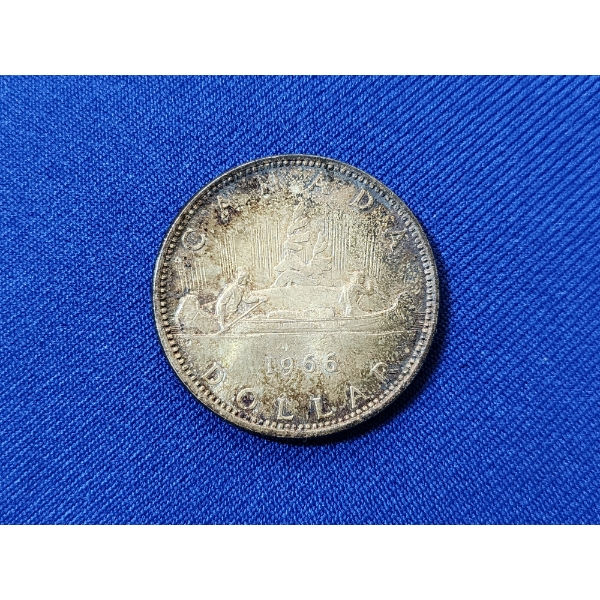 1966 80% Silver Canadian Dollar