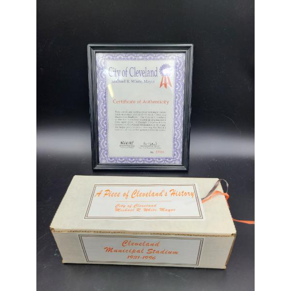 Commemorative Brick of Cleveland Ohio - Piece of Cleveland's History - City of Cleveland - Cleveland