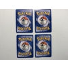 Image 2 : Lot of 4 Vintage Reverse Holo Pokemon Trading Cards