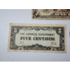 Image 5 : 5 Assorted WWII Japanese Invasion Money Banknotes