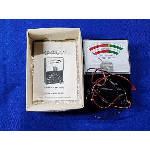 Micronta Battery Tester Model 22-031