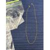 Image 4 : 4 Gold- Colored Solid Chains for Necklace - Sealed with a straw to prevent tangles - Great Shape!