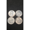 Image 1 : Assorted Years 90% Silver Franklin Half Dollars - $2.00