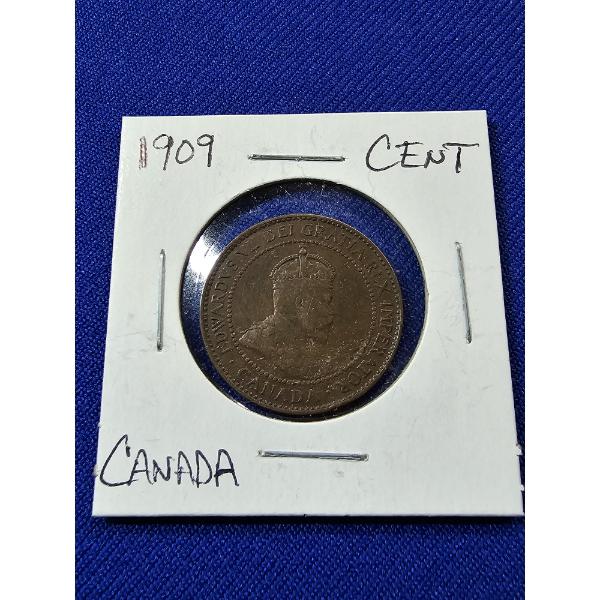 1909 Canada Cent Penny - Excellent Condition