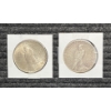 Image 2 : Lot of 2 Peace Dollars.  1924 and 1925.