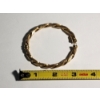 Image 4 : Gorgeous 14K Yellow Gold Twist Bangle Bracelet TW: 12.4g