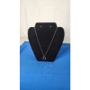 Image 1 : Sterling Silver Heart Necklace & Bracelet - Weight: 3.7g