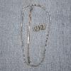 Image 1 : Sterling Silver Chain Necklace, Bracelet & Earring Set Weighing 19.7 Grams Total