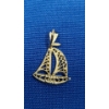Image 4 : 14K Gold Bracelet Charms & Pendant - Total Weight: 7.1g