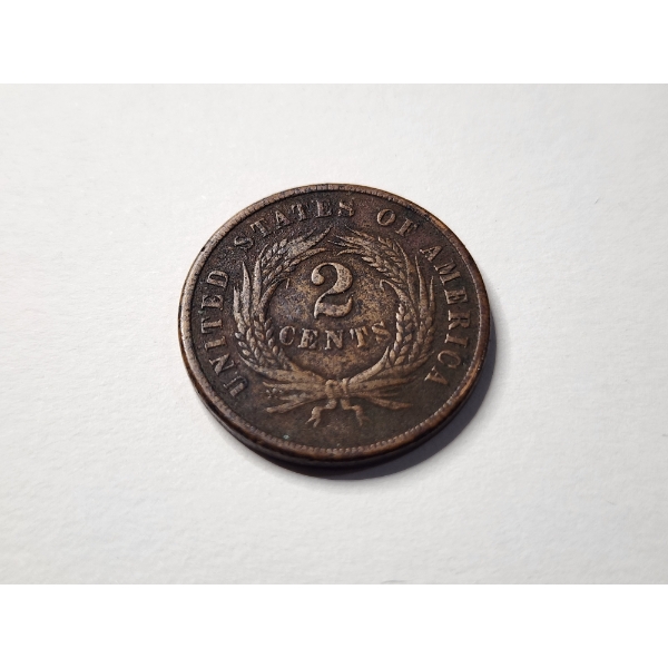United States 1865 Two Cent Coin ~ Great Collectors Coin