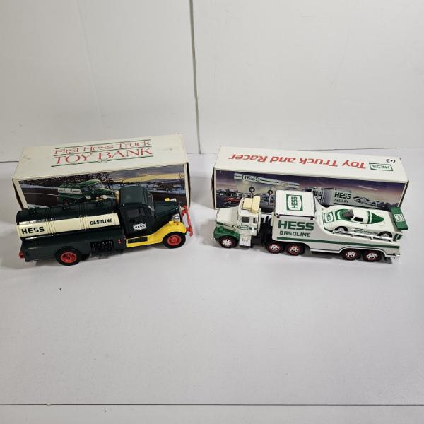 Two Vintage Hess Toy Vehicles with their Original Boxes