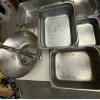Image 2 : Commercial Restaurant cookware - Large/Medium/small Pans - Stainless Steel Chinois Strainer
