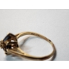 Image 4 : Stunning 10K Yellow Gold Ring with Blue Stones - Size 7.5 - Total Weight: 2.1g