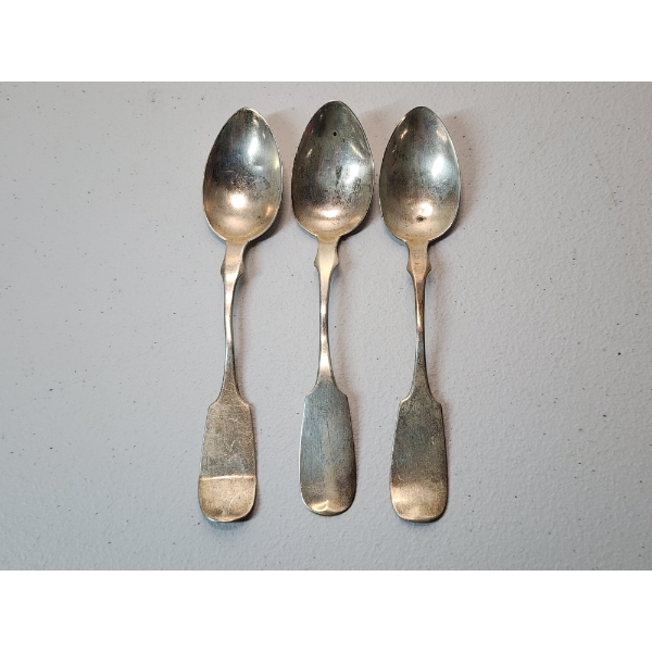 x3 Vintage Sterling Silver Spoons TW: 47.2g