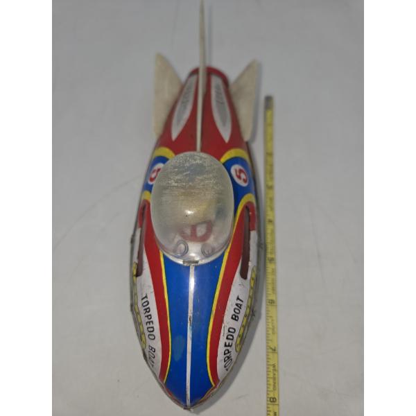 Neat Vintage Tin Submarine Toy 