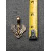 Image 7 : Stunning 10K Gold Diamond Eagle Pendant - 7.4 Grams - Marked 10K Gold 