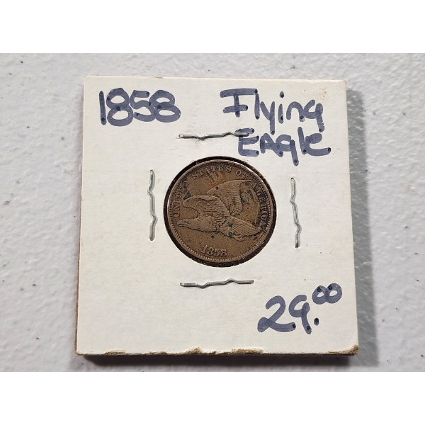 United States 1958 Flying Eagle Cent - Higher Grade! 