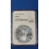 Image 1 : 2018 NGC MS 69 1 oz .999 Fine Silver American Eagle
