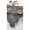 Image 4 : (3) Sterling Silver Brooches With Intricate Detailing Including Taxco Made Sterling- See Description