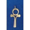 Image 1 : 14K Yellow Gold Egyptian Ankh Cross Pendant - Weight: 3.4g