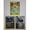 Image 1 : Three Assorted Vintage Pokemon Trading Cards Ft. Holo, Reverse Holo & E-Reader!