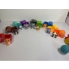 Image 6 : Zoo houses with animals - Rubber Duck & Small Balls - Bear - Elephant - Lion - Panda - Etc.