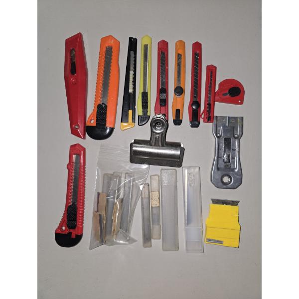 Assorted Utility Knives and Blades