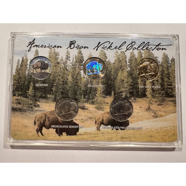 2005 American Bison Nickel Collection - 5 Coin Set - Mint Condition - Exceptional Set