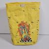 Image 1 : Vintage 1988 McDonald's Yellow Vinyl Reusable Lunch Bag With Assorted Hot Wheels Die-Cast Toy Cars