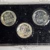 Image 3 : Wartime Emergency Issue 1943-P/S/D Mint Mark Steel Cents Coin Collection Set
