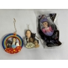Image 1 : Wizard of Oz Ornaments (2) - Dorothy & Toto Rainbow- Dorothy, Toto, Lion, Scarecrow, Tin Man 