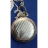 Image 3 : Lake View Watch Co Chicago 11 Jewels Open Face Pocket Watch With Chain -Doesn't Tick