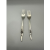 Image 1 : Oneida Heirloom Sterling Silver Forks - 85 Grams