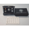 Image 1 : 1994 United States Mint Premier Silver Proof Set Including 90% Silver Half Dollar, Quarter, Dime