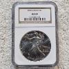 Image 1 : NGC MS69 Graded 1990 .999 Fine Silver 1oz. Eagle