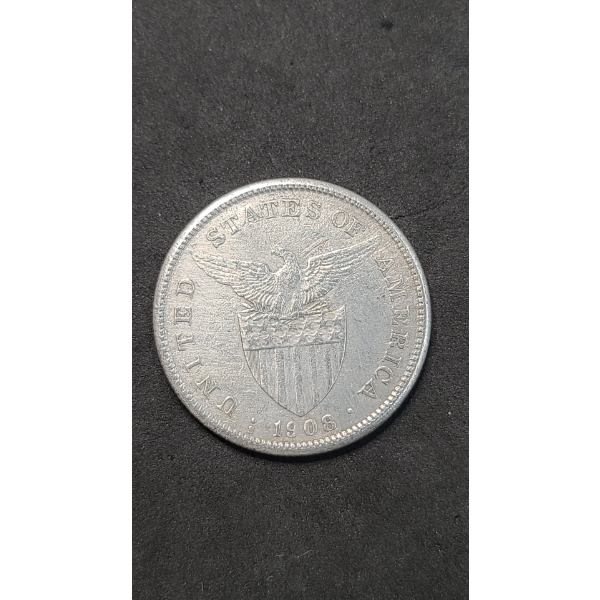 1903-S U.S Philippines One Peso 80% Silver Coin - ASW: 0.5144oz