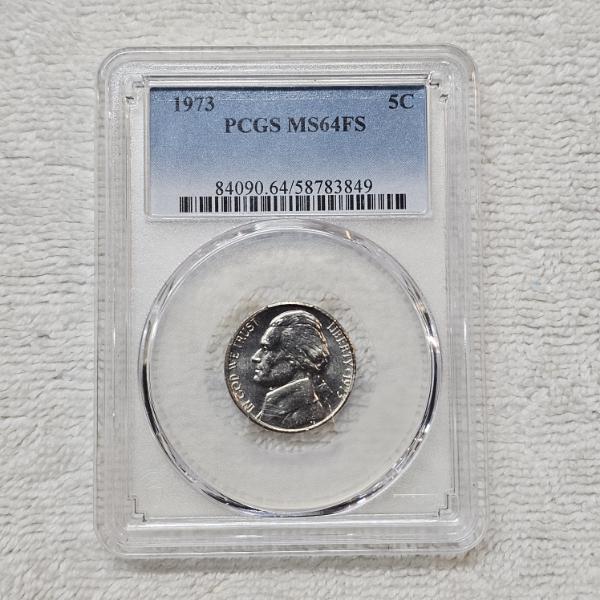 PCGS MS64FS 1973 Philadelphia Mint Jefferson Nickel