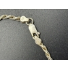 Image 4 : Sterling Silver Twisted Chain - Gorgeous Piece! - Made in Italy - 24 inches - 15.4 Grams