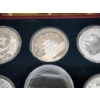 Image 10 : Large Lot of 25 Assorted SILVER PLATED REPLICA Chinese Panda Coins - NOT PURE SILVER 